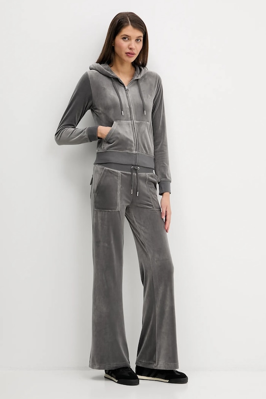 Juicy Couture felső JCAP176.150 szürke AW22