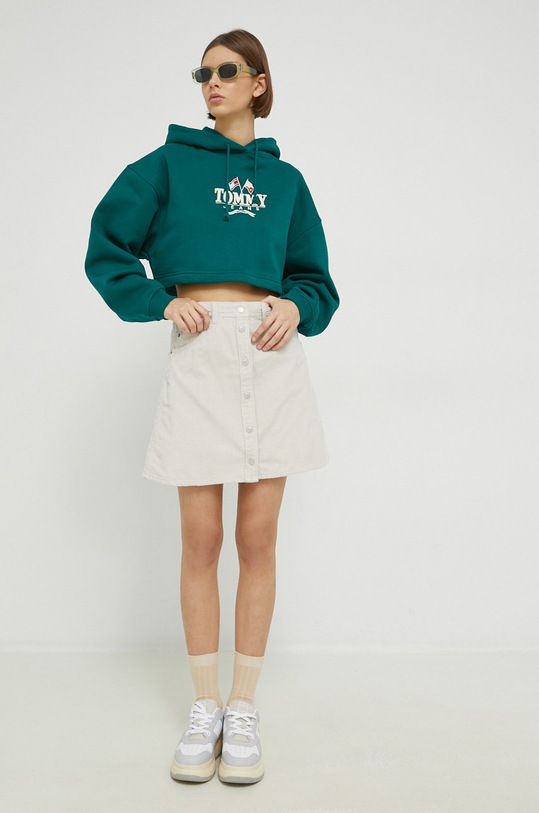 Tommy Jeans bluza DW0DW14347.9BYY verde AW22