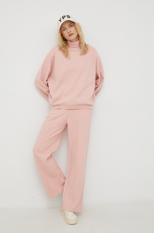 American Vintage bluza ELLA03AH22 różowy AW22