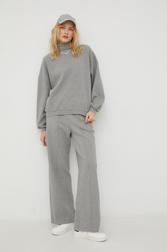 American Vintage bluza ELLA03AH22 szary AW22