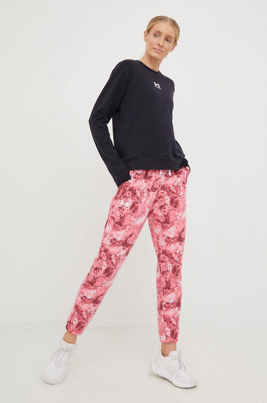 Under Armour hanorac de antrenament Rival 1369856 negru AW22