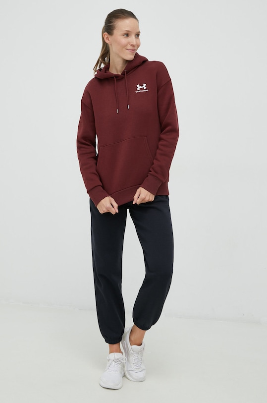 Under Armour bluza 1373033 bordowy AW23