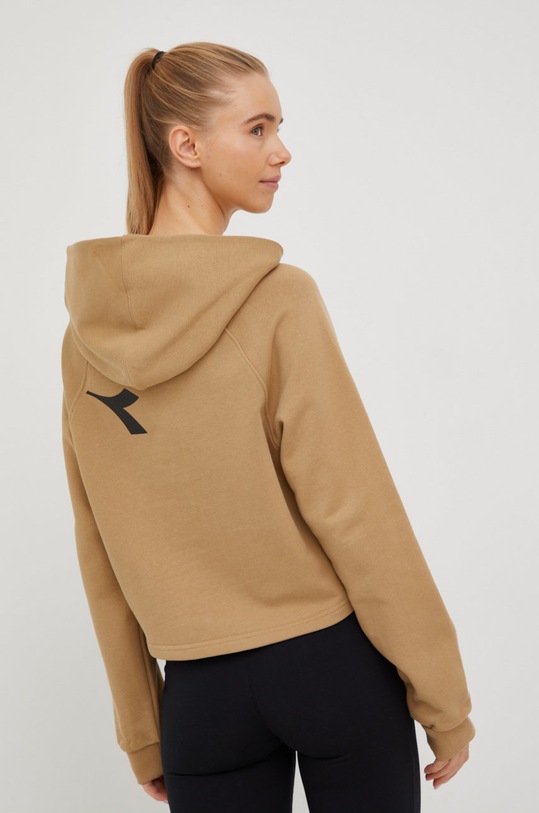 Дрехи Памучен суичър Diadora 502.179092 бежов