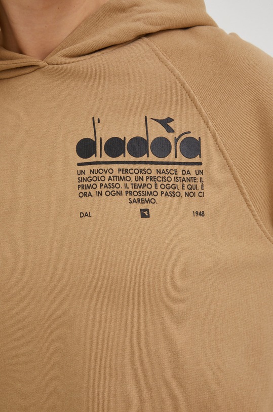 Памучен суичър Diadora 502.179092 бежов