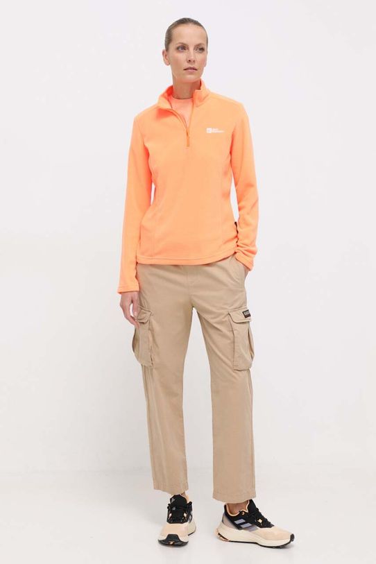 Jack Wolfskin bluza sportowa Taunus 1709532 pomarańczowy SS25
