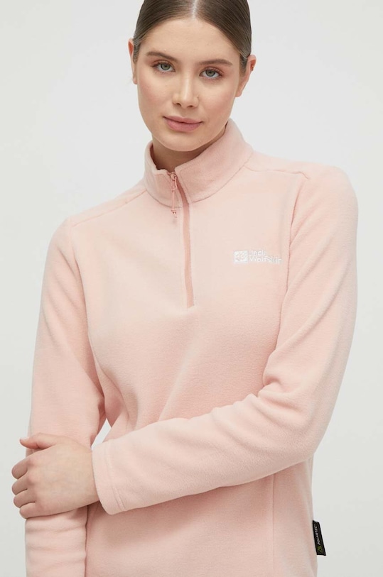 Jack Wolfskin bluza sportowa Taunus bez kaptura różowy 1709532