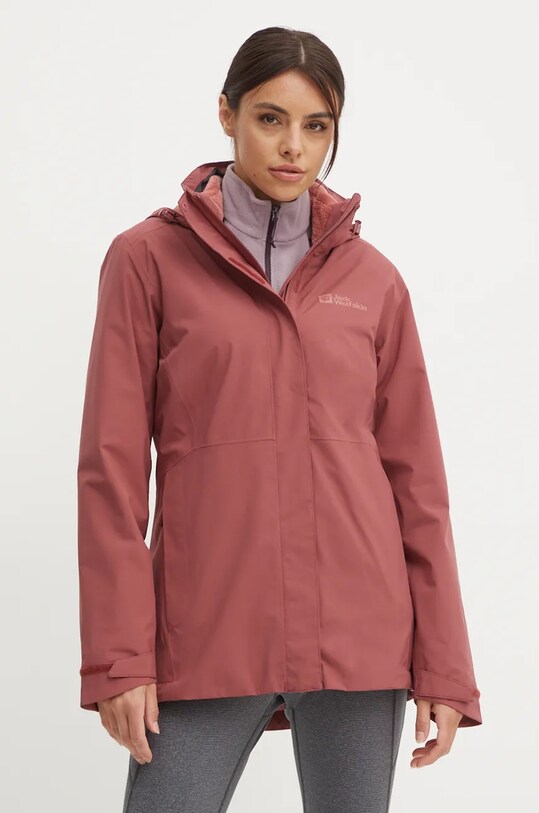 Спортивна кофта Jack Wolfskin Taunus фіолетовий 1709532