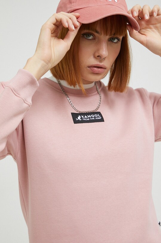 Dukserica Kangol roza KAF22DCNS108