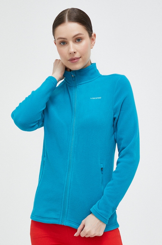 Viking bluza sportowa Tesero bez kaptura niebieski 740.24.5658