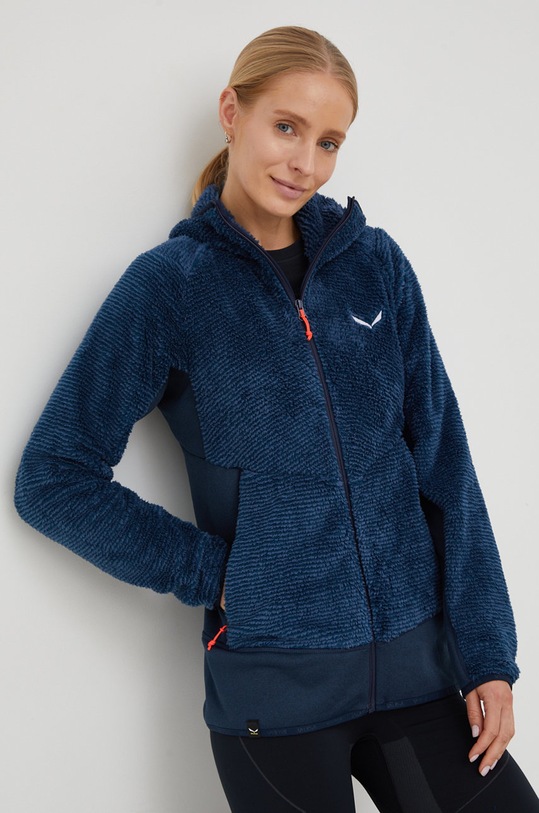 Salewa bluza sportowa Tognazza z kapturem granatowy 00.0000027919