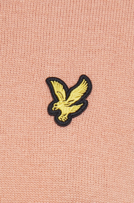 Пуловер с вълна Lyle & Scott KNW1702V.W795 оранжев