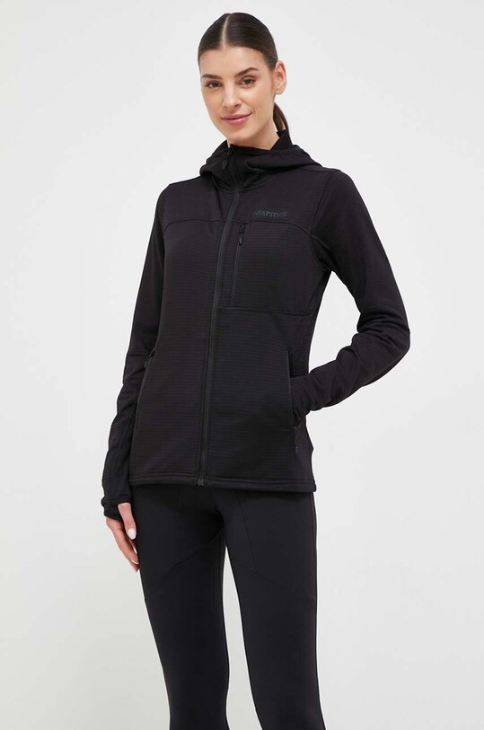 Спортивна кофта Marmot Preon з капюшоном чорний M12398