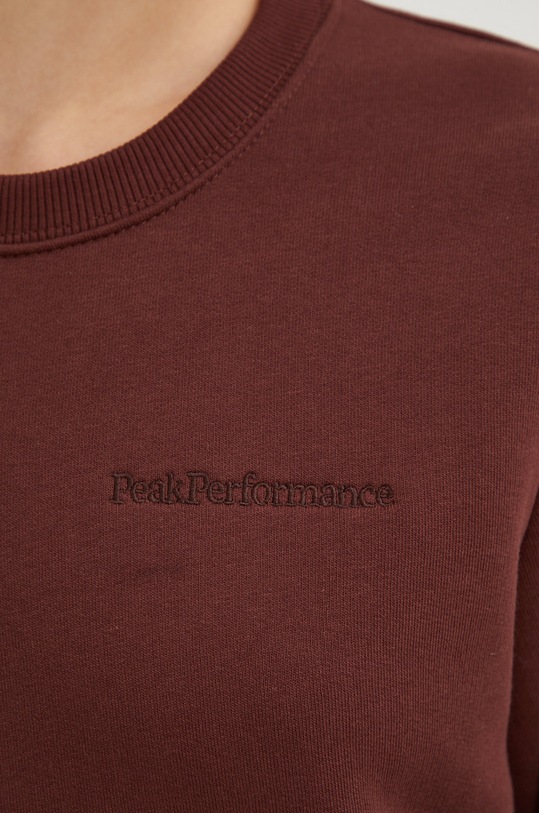 Μπλούζα Peak Performance G78114 καφέ