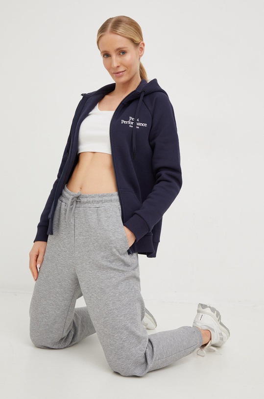 Mikina Peak Performance s kapucí námořnická modř G77754