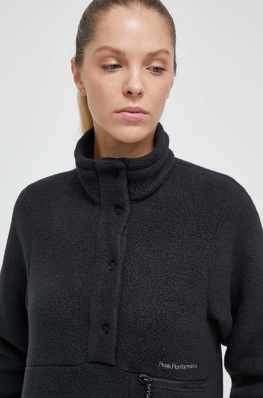 Спортивна кофта Peak Performance чорний G78130