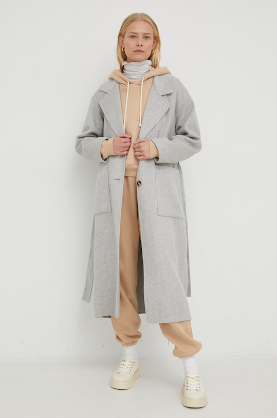 Dukserica American Vintage UTI03BH22 smeđa AW22