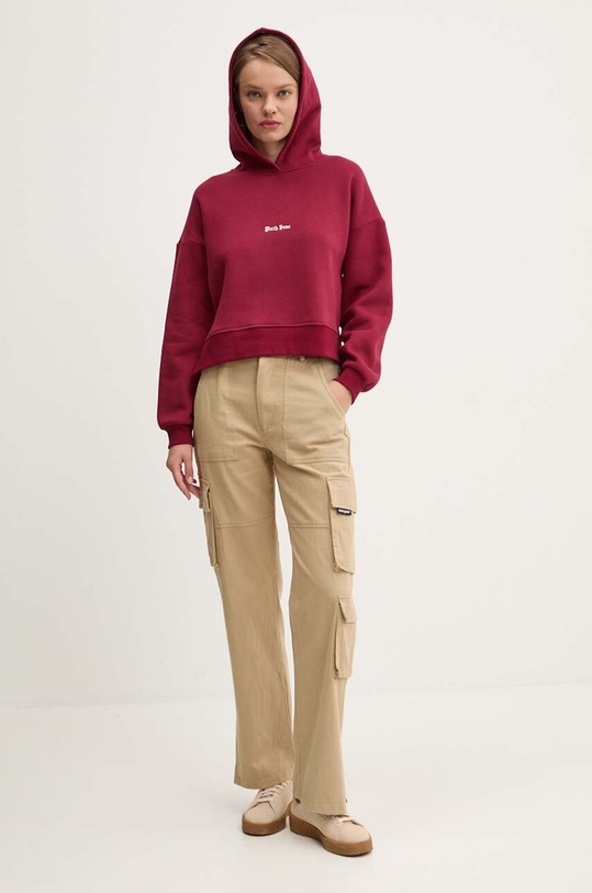 Mikina Sixth June 33630 burgundské AW24