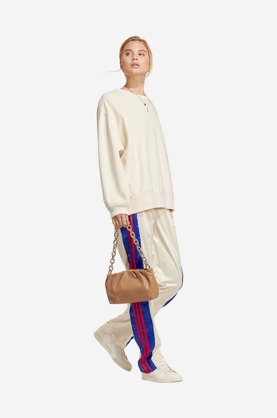 adidas Originals bluza bawełniana IC4977 beżowy AW22