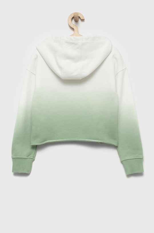 Guess bluza bawełniana dziecięca J2YQ07.FL04Z zielony AW22