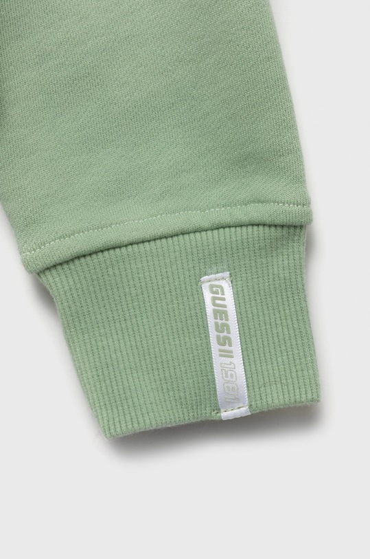 Dziewczynka Guess bluza bawełniana dziecięca J2YQ07.FL04Z zielony