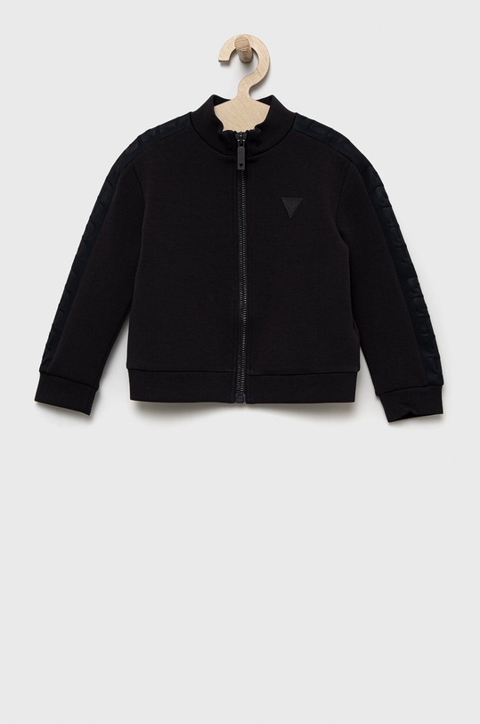 Detská mikina Guess s elastanom čierna J2YQ25.FL03S