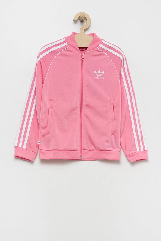 adidas Originals bluza copii imprimeu roz HK0299