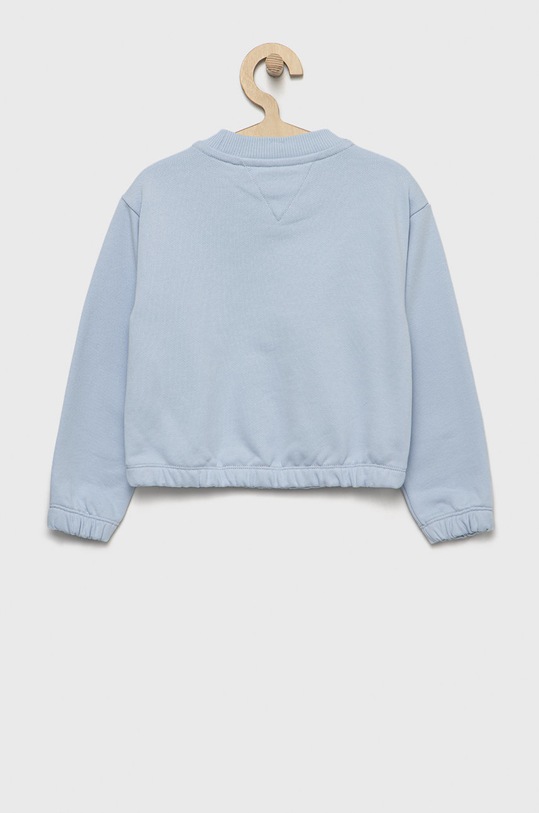 Dětská bavlněná mikina Tommy Hilfiger KG0KG06664.9BYY modrá AW22