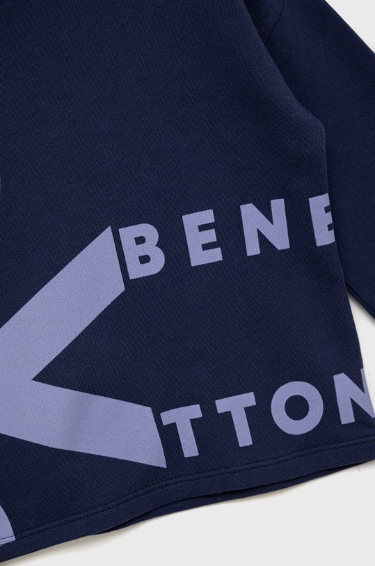Dziewczynka United Colors of Benetton bluza bawełniana dziecięca 3J68C200U.G granatowy