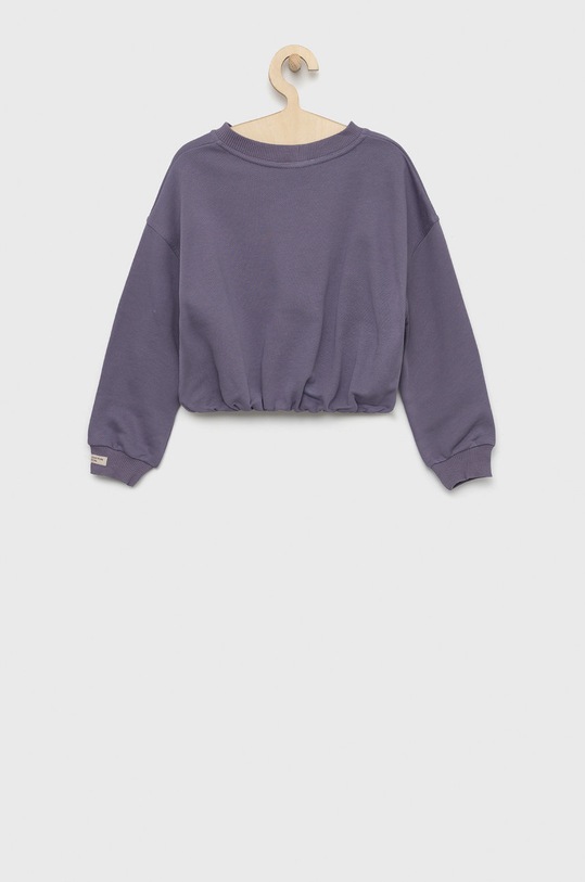 United Colors of Benetton bluza dziecięca 3QLAC107F.G fioletowy AW22