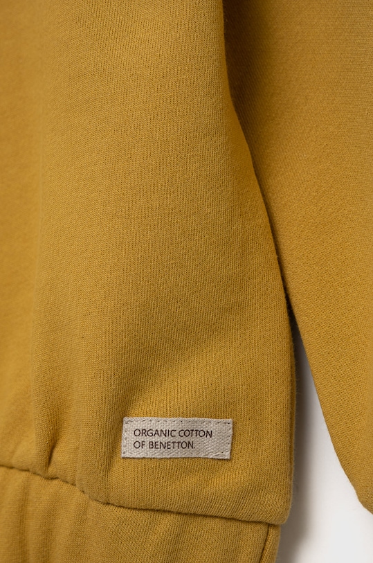 United Colors of Benetton bluza bawełniana dziecięca 3QLAG104L.P zielony AW22