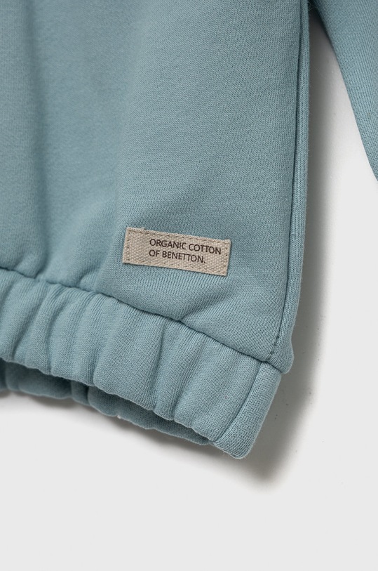 United Colors of Benetton bluza bawełniana dziecięca 3QLAG104L.P niebieski AW22