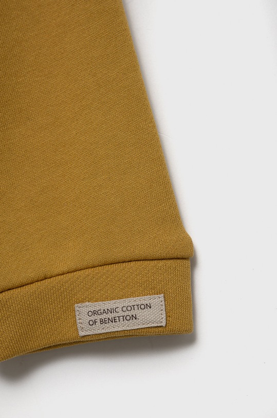 United Colors of Benetton bluza bawełniana dziecięca 3QLAG500X.P zielony AW22