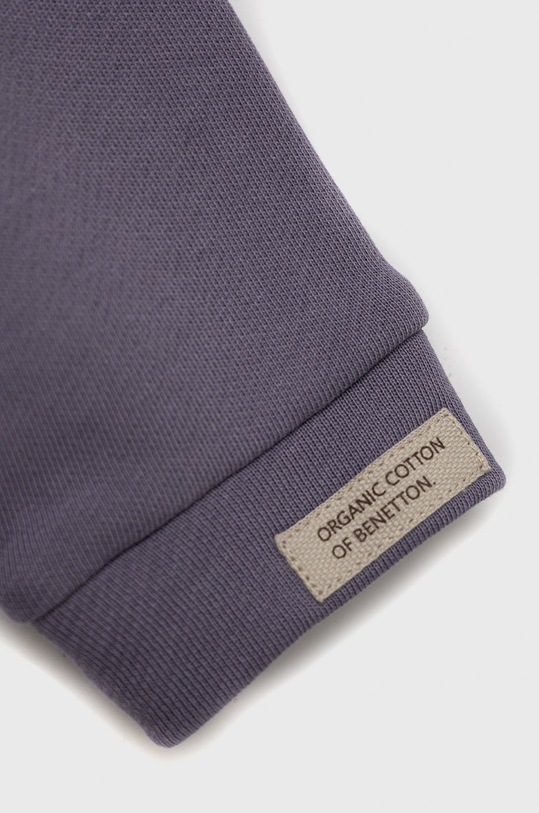 Dziewczynka United Colors of Benetton bluza bawełniana dziecięca 3QLAG500X.P fioletowy