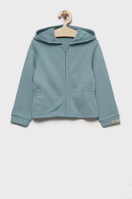 United Colors of Benetton bluza bawełniana dziecięca bawełna niebieski 3QLAG500X.P
