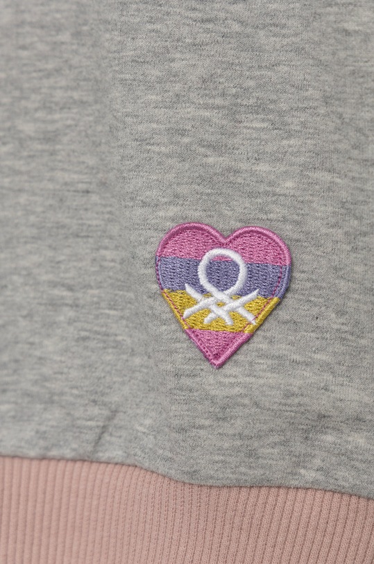 Dziewczynka United Colors of Benetton bluza dziecięca 3GNSG104Y.P szary
