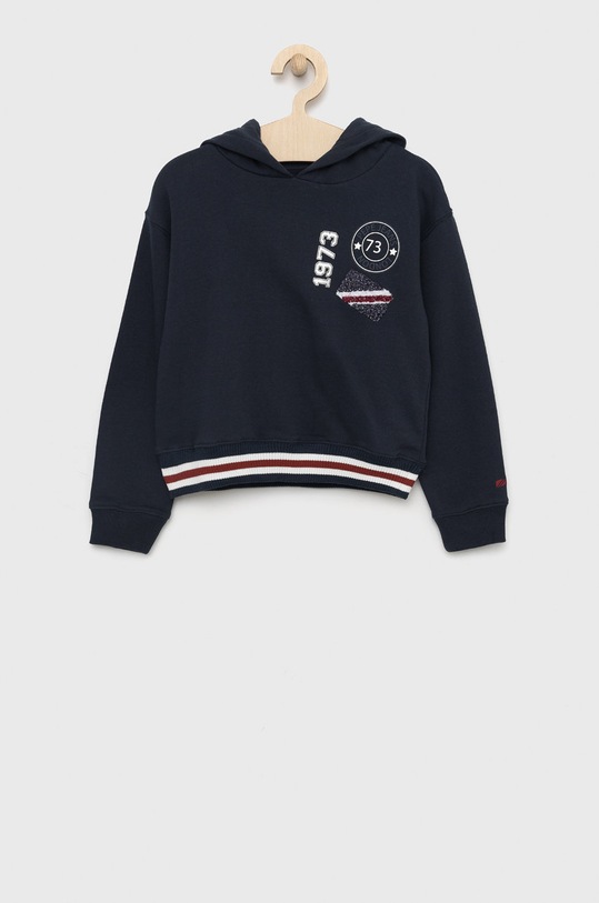Pepe Jeans bluza copii imprimeu bleumarin PG581258.594