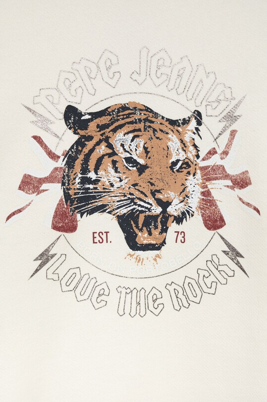 Deklice Otroška bombažna mikica Pepe Jeans PG581265.808 bež