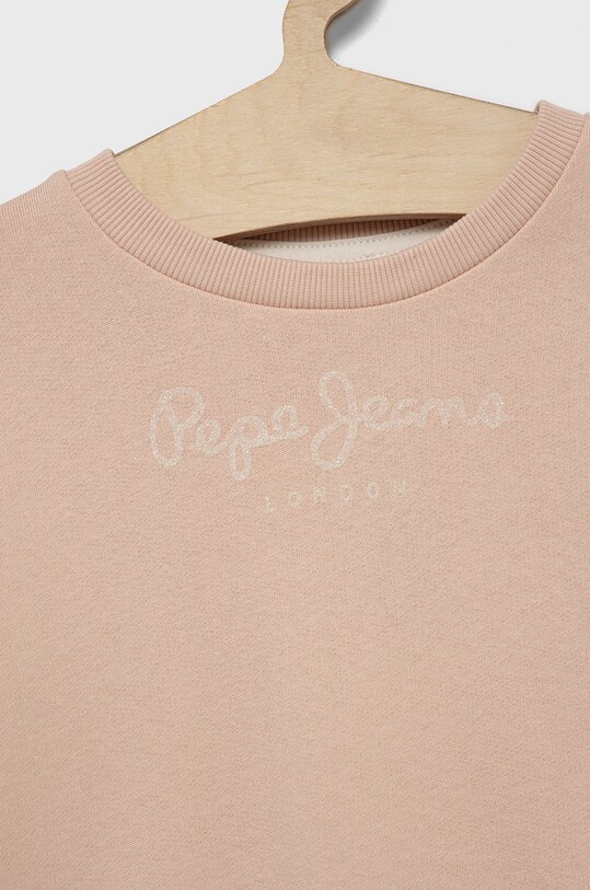 Fete Pepe Jeans hanorac de bumbac pentru copii PG581137.308 roz