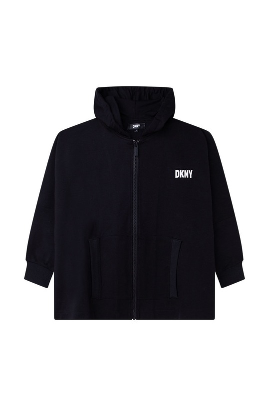 Dkny bluza dziecięca z kapturem czarny D35S59.156.162