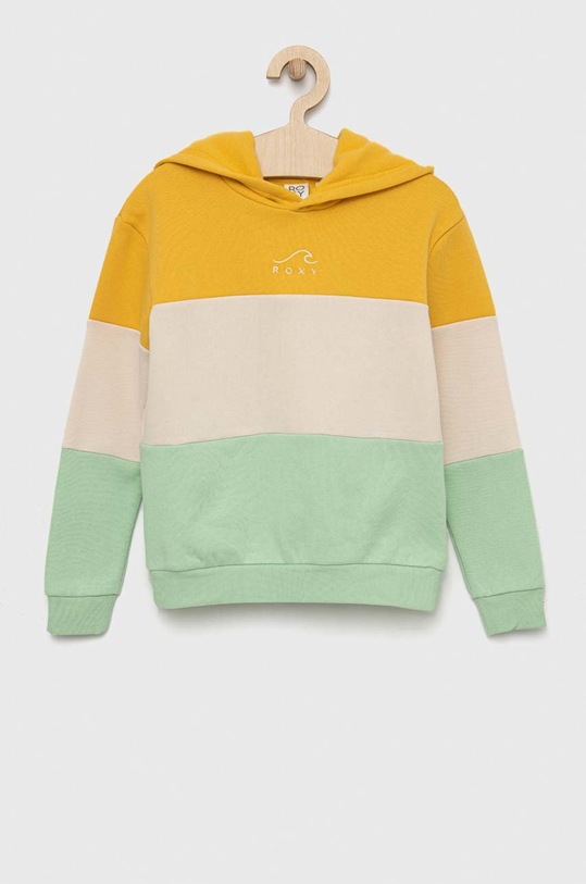 Roxy bluza dziecięca wzorzyste żółty ERGFT03761