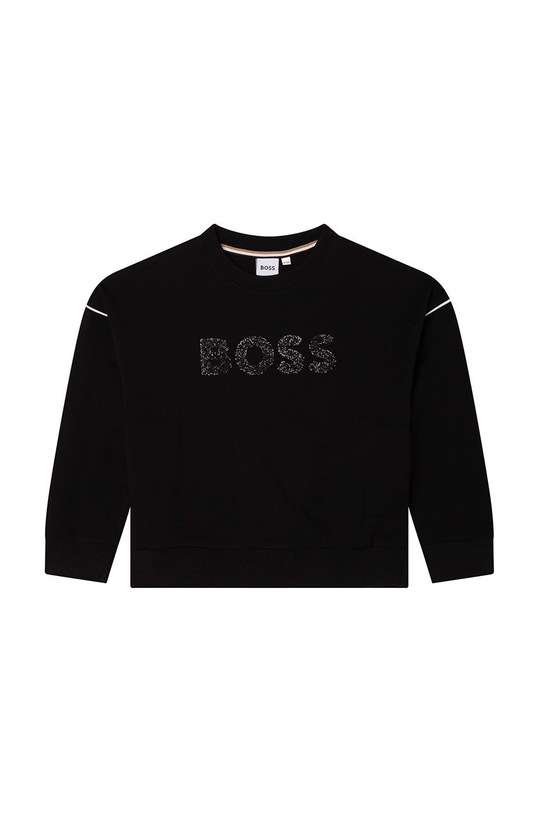 BOSS bluza copii J15464.138.150.G negru AW22