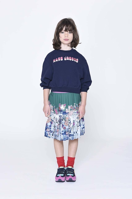 Детская хлопковая кофта Marc Jacobs хлопок тёмно-синий W15630.G.156