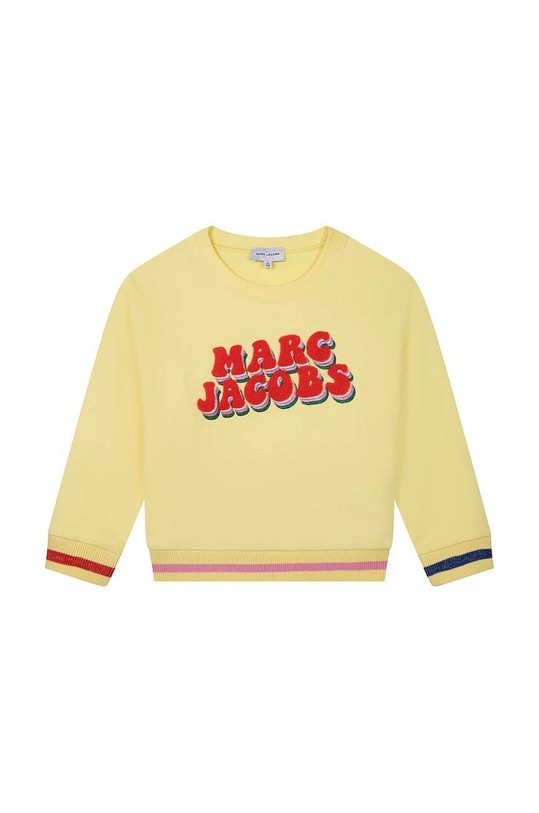Marc Jacobs hanorac de bumbac pentru copii imprimeu galben W15639.G.86.108