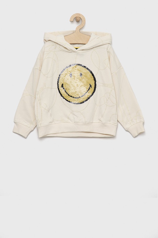 Dětská bavlněná mikina Desigual 22WGSK15 bílá AW22