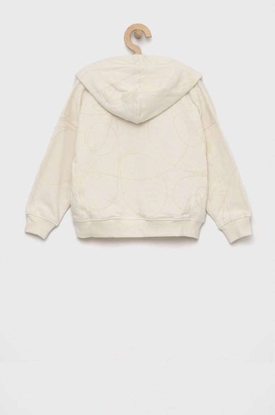 DÍVKA Dětská bavlněná mikina Desigual 22WGSK15 bílá