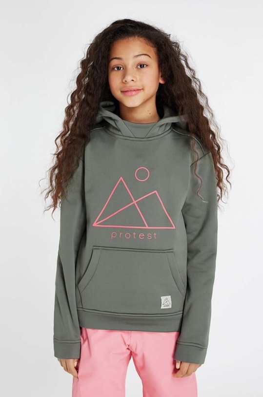 Protest bluza dziecięca z kapturem szary 3910822