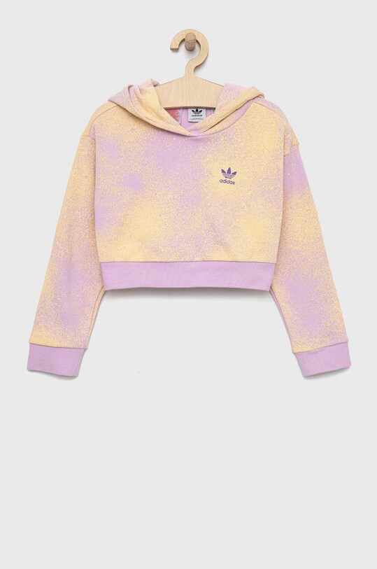 Detská mikina adidas Originals s kapucňou viacfarebná HK2942