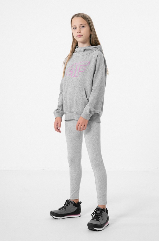 4F bluza dziecięca HJZ22.JBLD002 szary AW22