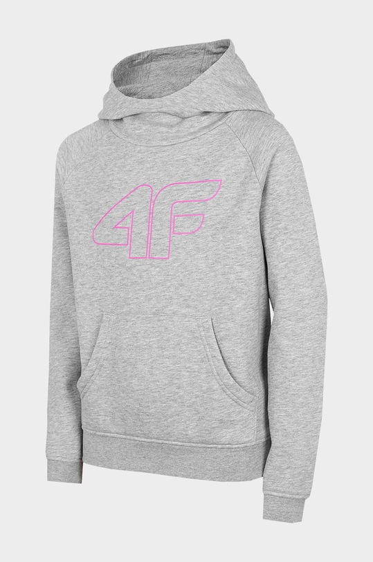Dziewczynka 4F bluza dziecięca HJZ22.JBLD002 szary