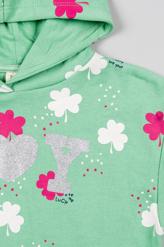 Dziewczynka zippy bluza dziecięca 226.6917ZT zielony